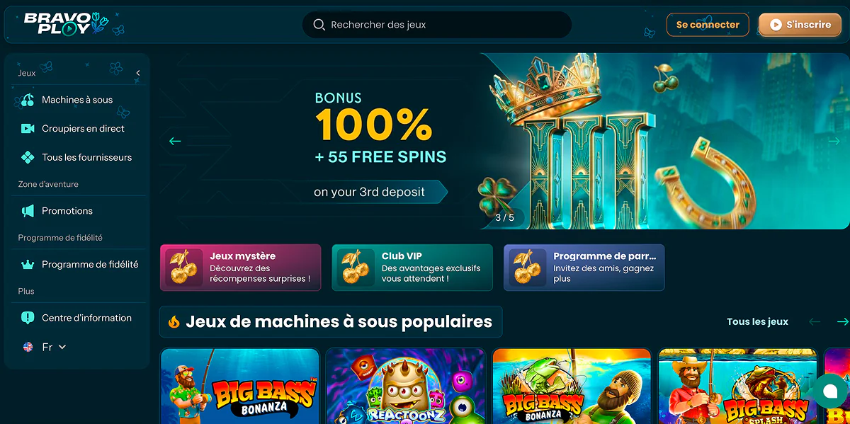 Avis sur le casino BravoPlay Bravo Play Casino Online Avis