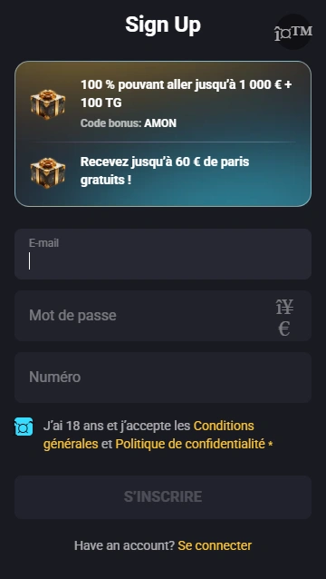 Inscription au AmonBet Login à Amon Bet Casino Aujourd’hui en {{ now().format('Y') }} et Gagner Gros !