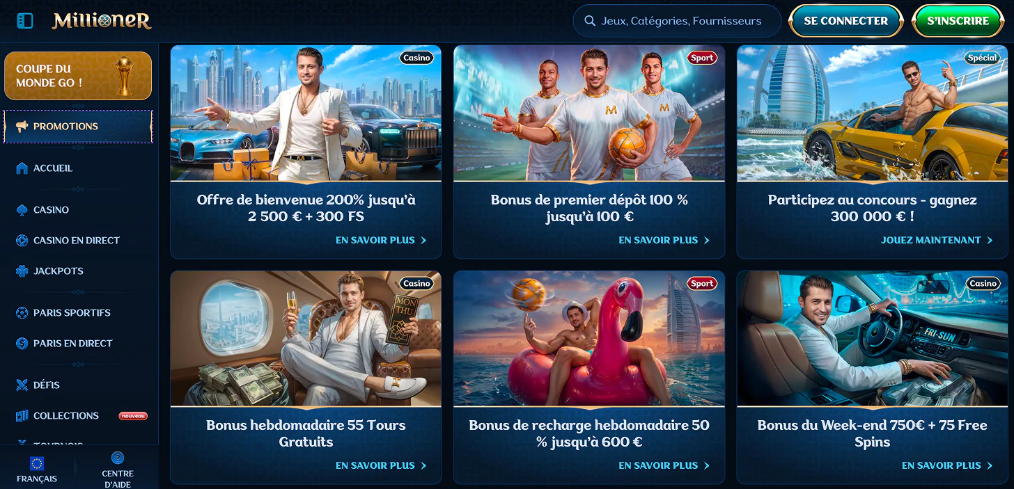 Bonus Millioner Casino