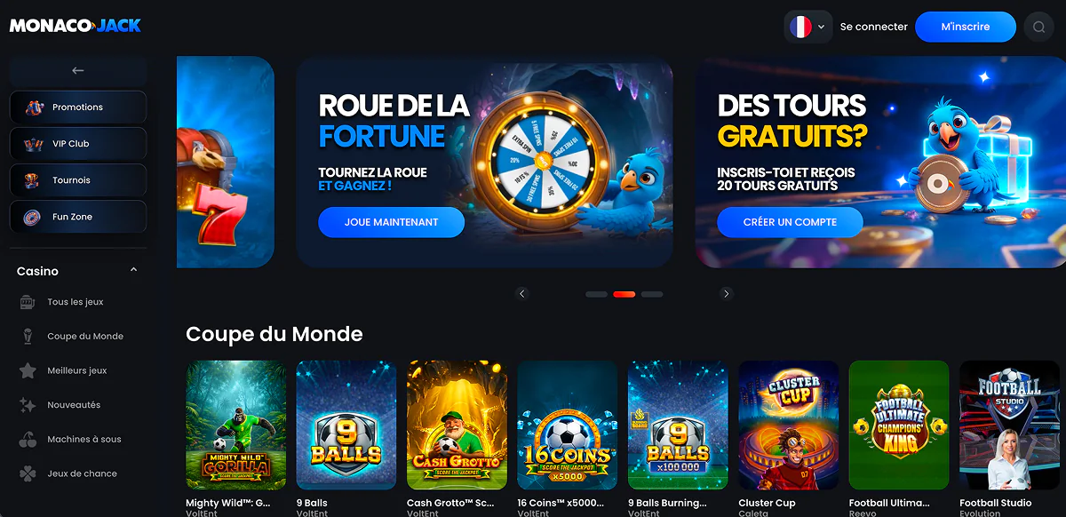 Avis sur le Monaco Jack Casino MonacoJack Casino Avis