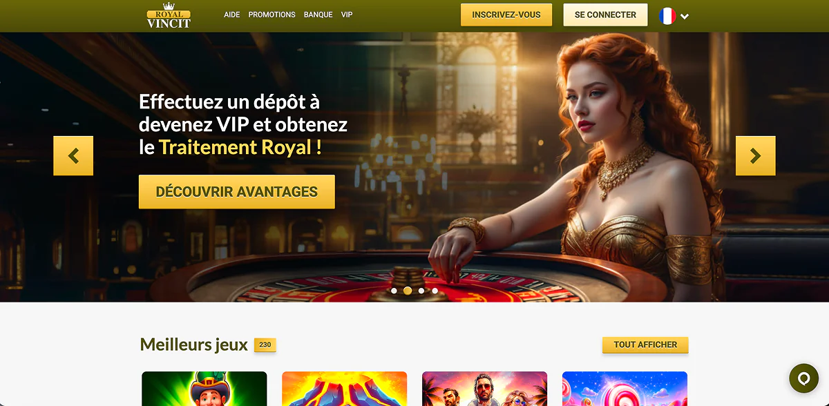 Avis sur le site Royal Vincit destiné aux Français, par François Gélius RoyalVincit Avis